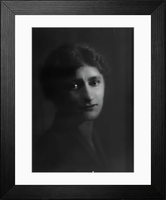 Framed Print : Schwab, Rachel, Miss, portrait photograph, 1915. Creator: Arnold Genthe Framed Print : Schwab, Rachel, Miss, portrait photograph, 1915. Creator: Arnold Genthe