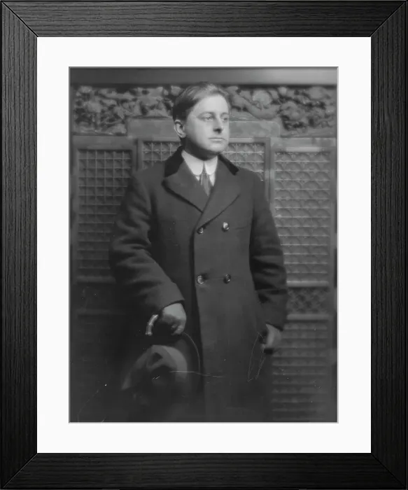 Framed Print : Wright, Spencer, Mr. portrait photograph, 1916 Apr. 6. Creator: Arnold Genthe Framed Print : Wright, Spencer, Mr. portrait photograph, 1916 Apr. 6. Creator: Arnold Genthe