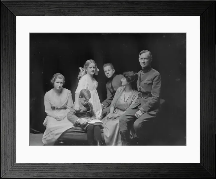 Framed Print : Mr. and Mrs. W.W. Davies and family, portrait photograph, 1919 Jan. Creator: Arnold Genthe Framed Print : Mr. and Mrs. W.W. Davies and family, portrait photograph, 1919 Jan. Creator: Arnold Genthe