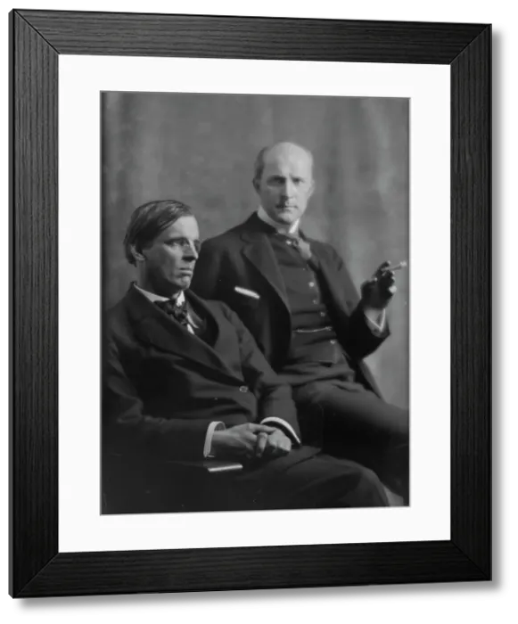 Framed Print : Yeats, William Butler, Mr. and John Quinn, portrait photograph, 1914 Mar. 31. Creator: Arnold Genthe Framed Print : Yeats, William Butler, Mr. and John Quinn, portrait photograph, 1914 Mar. 31. Creator: Arnold Genthe
