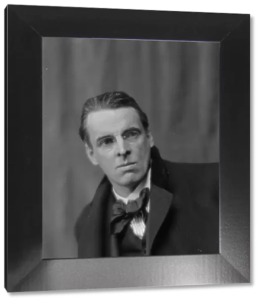 Yeats, William Butler, Mr. portrait photograph, 1914 Mar. 31. Creator: Arnold Genthe