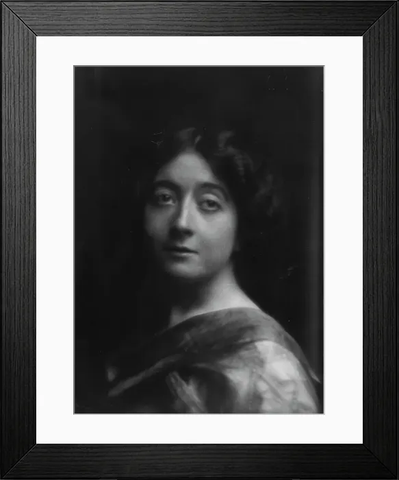 Framed Print : Seward, Bertha W. Miss, portrait photograph, 1912 Nov. 19. Creator: Arnold Genthe Framed Print : Seward, Bertha W. Miss, portrait photograph, 1912 Nov. 19. Creator: Arnold Genthe