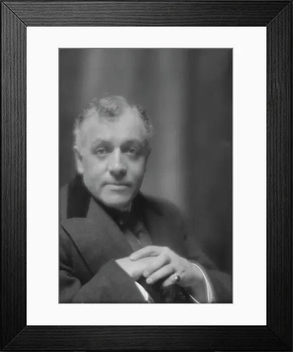 Framed Print : Skinner, Otis, portrait photograph, 1912 Apr. 5. Creator: Arnold Genthe Framed Print : Skinner, Otis, portrait photograph, 1912 Apr. 5. Creator: Arnold Genthe