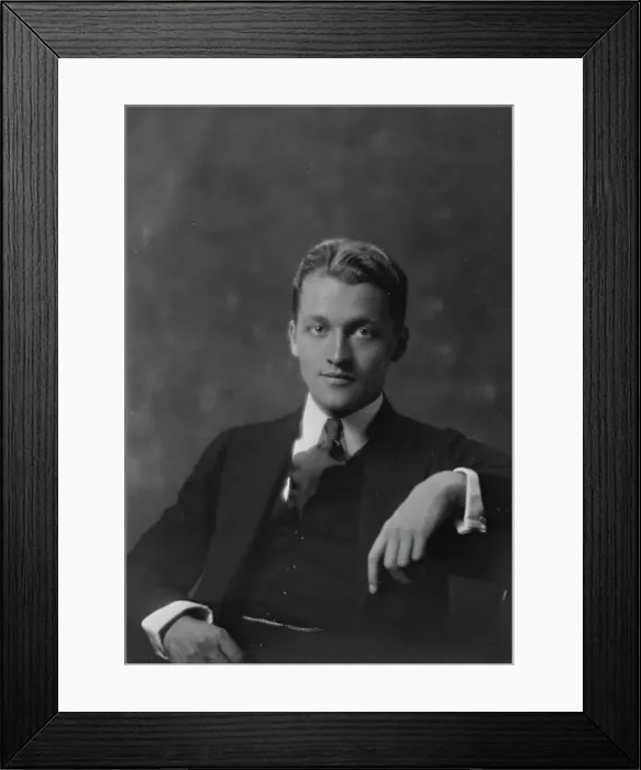 Framed Print : Mr. R.R. Dickey Jr. portrait photograph, 1919 June 7. Creator: Arnold Genthe Framed Print : Mr. R.R. Dickey Jr. portrait photograph, 1919 June 7. Creator: Arnold Genthe