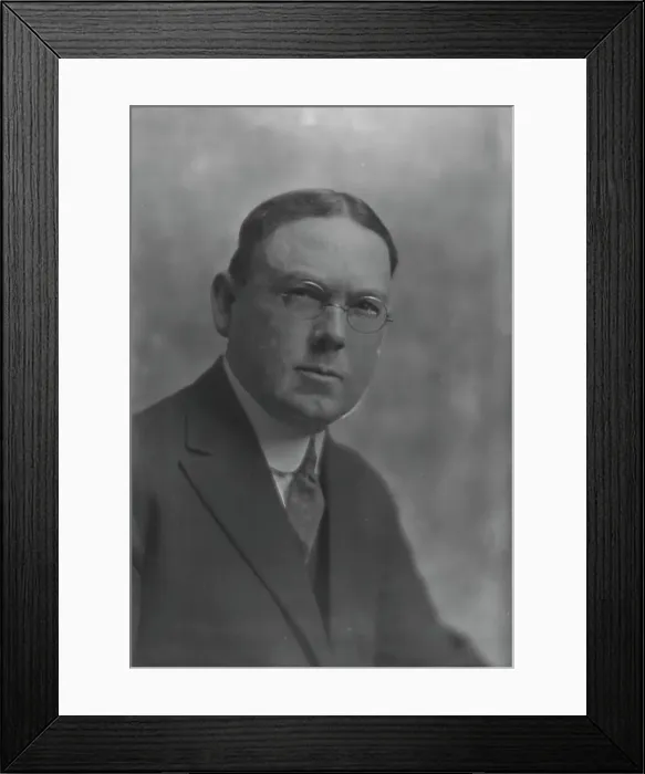 Framed Print : Siddall, J.M. Mr. portrait photograph, 1916 Mar. 23. Creator: Arnold Genthe