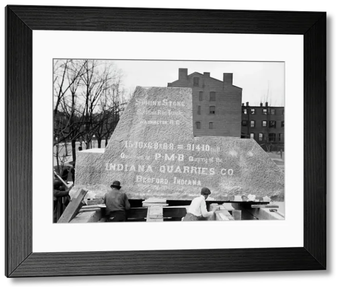 Framed Print : Scottish Rite Temple - Stone For Sphinx, 1913. Creator: Harris & Ewing. Scottish Rite Temple - Stone For Sphinx, 1913. Creator: Harris & Ewing Framed Print : Scottish Rite Temple - Stone For Sphinx, 1913. Creator: Harris & Ewing. Scottish Rite Temple - Stone For Sphinx, 1913. Creator: Harris & Ewing