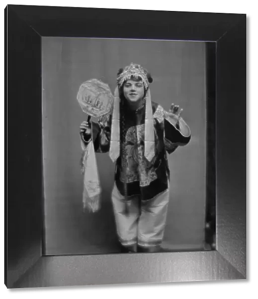 Walker, Antoinette, Miss, in costume as Tso for 'Yellow jacket', 1913 Feb. 11. Creator: Arnold Genthe. Walker, Antoinette, Miss, in costume as Tso for 'Yellow jacket', 1913 Feb. 11. Creator: Arnold Genthe
