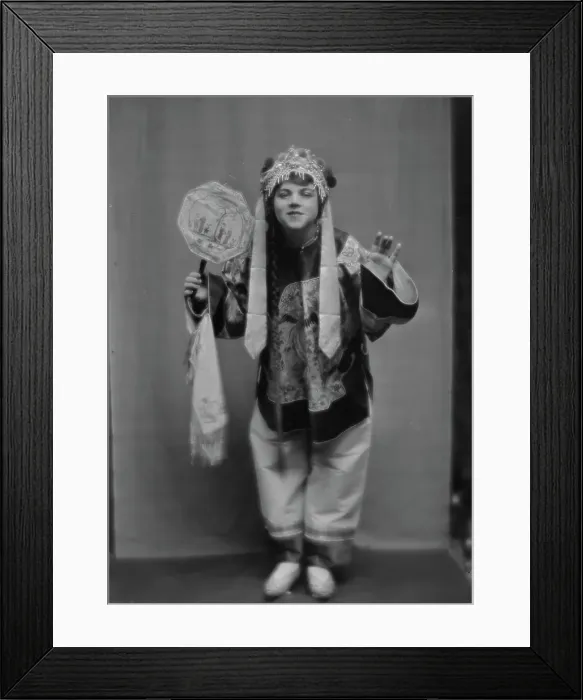 Framed Print : Walker, Antoinette, Miss, in costume as Tso for Yellow jacket, 1913 Feb. 11. Creator: Arnold Genthe. Walker, Antoinette, Miss, in costume as Tso for Yellow jacket, 1913 Feb. 11. Creator: Arnold Genthe Framed Print : Walker, Antoinette, Miss, in costume as Tso for Yellow jacket, 1913 Feb. 11. Creator: Arnold Genthe. Walker, Antoinette, Miss, in costume as Tso for Yellow jacket, 1913 Feb. 11. Creator: Arnold Genthe