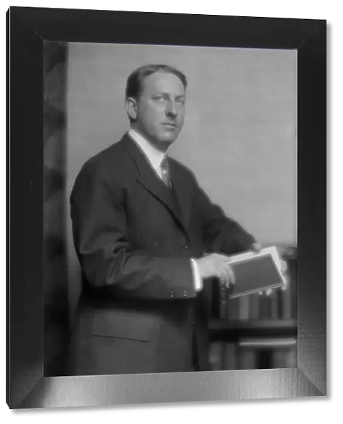 Slosson, Mr. portrait photograph, 1912 Aug. 1. Creator: Arnold Genthe