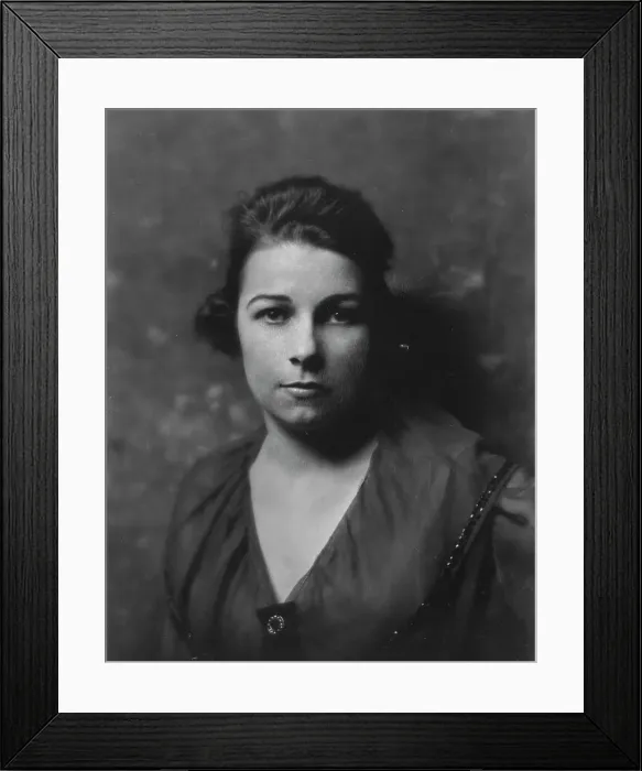 Framed Print : Smith, F. Miss, portrait photograph, 1917 Mar. 27. Creator: Arnold Genthe Framed Print : Smith, F. Miss, portrait photograph, 1917 Mar. 27. Creator: Arnold Genthe