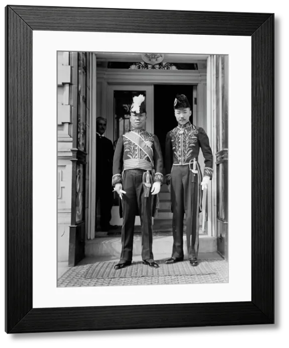 Framed Print : Kai Fu Shah, E.E. and M.P. from China, left, with Yuan, 1st Sec. of Leg, 1917. Creator: Harris & Ewing. Kai Fu Shah, E.E. and M.P. from China, left, with Yuan, 1st Sec. of Leg, 1917. Creator: Harris & Ewing Framed Print : Kai Fu Shah, E.E. and M.P. from China, left, with Yuan, 1st Sec. of Leg, 1917. Creator: Harris & Ewing. Kai Fu Shah, E.E. and M.P. from China, left, with Yuan, 1st Sec. of Leg, 1917. Creator: Harris & Ewing