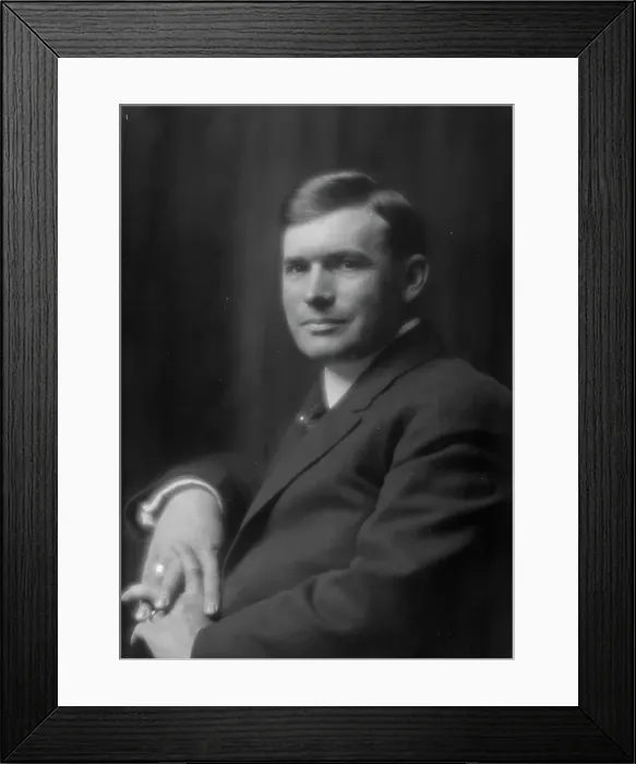 Framed Print : Sperry, J.C. Mr. portrait photograph, 1912 or 1913. Creator: Arnold Genthe Framed Print : Sperry, J.C. Mr. portrait photograph, 1912 or 1913. Creator: Arnold Genthe