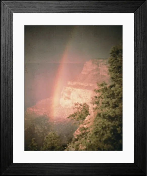 Framed Print : Rainbow at the Grand Canyon, between 1906 and 1912. Creator: Arnold Genthe Framed Print : Rainbow at the Grand Canyon, between 1906 and 1912. Creator: Arnold Genthe