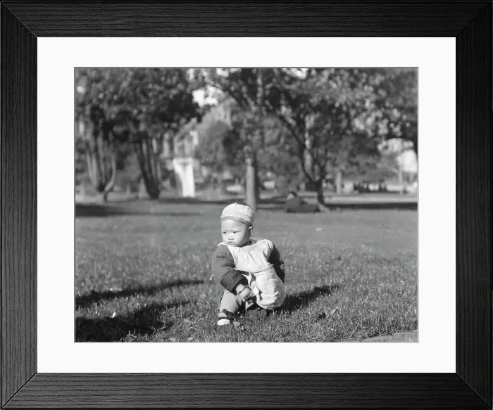Framed Print : A native son, Chinatown, San Francisco, between 1896 and 1906. Creator: Arnold Genthe Framed Print : A native son, Chinatown, San Francisco, between 1896 and 1906. Creator: Arnold Genthe