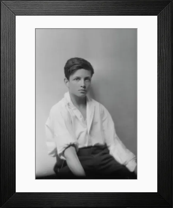 Framed Print : Burden, William D. Mr. portrait photograph, 1914 Mar. 31. Creator: Arnold Genthe Framed Print : Burden, William D. Mr. portrait photograph, 1914 Mar. 31. Creator: Arnold Genthe