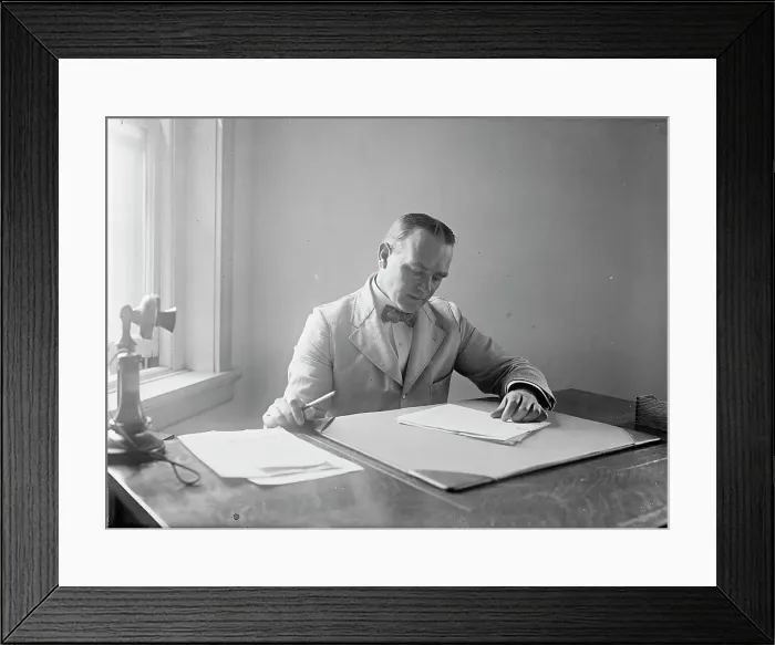 Framed Print : George Rolph, 1917. Creator: Harris & Ewing. George Rolph, 1917. Creator: Harris & Ewing Framed Print : George Rolph, 1917. Creator: Harris & Ewing. George Rolph, 1917. Creator: Harris & Ewing