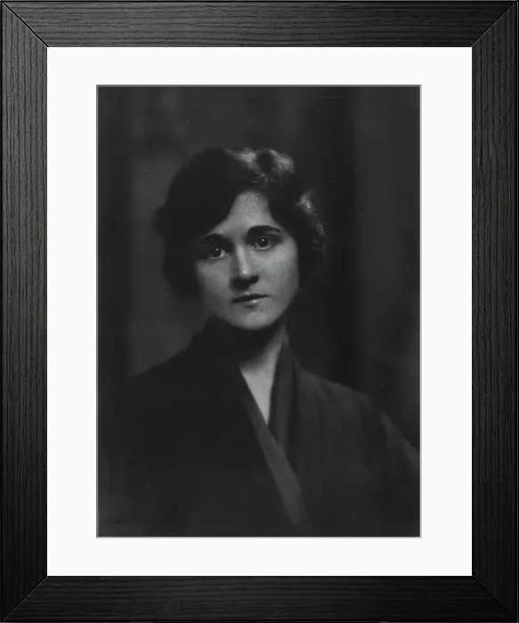 Framed Print : Stewart, M. Miss (Horton), portrait photograph, 1916. Creator: Arnold Genthe Framed Print : Stewart, M. Miss (Horton), portrait photograph, 1916. Creator: Arnold Genthe