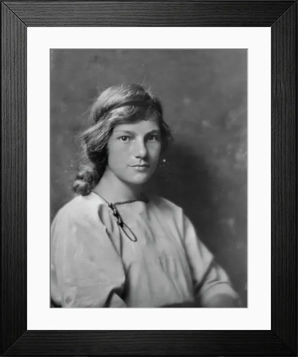 Framed Print : Stoehr, Ema, Miss, portrait photograph, not before 1916. Creator: Arnold Genthe Framed Print : Stoehr, Ema, Miss, portrait photograph, not before 1916. Creator: Arnold Genthe