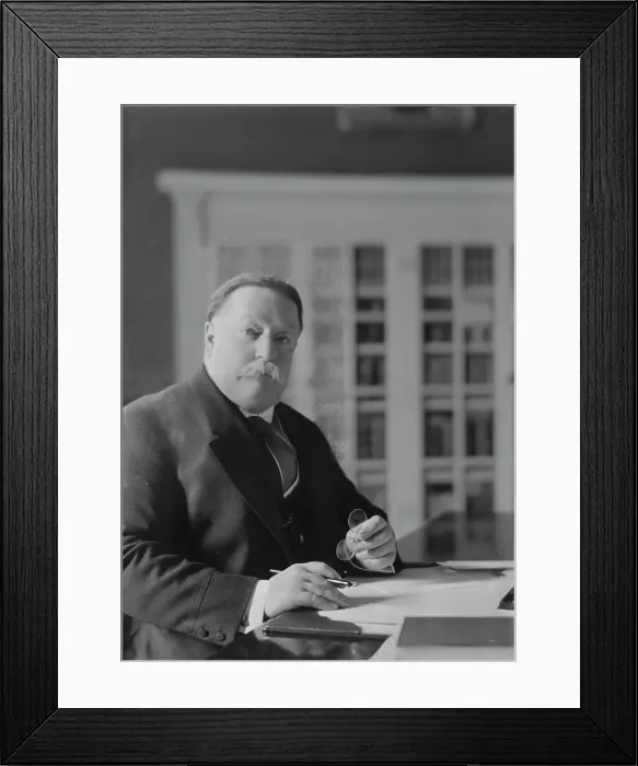 Framed Print : Taft, William H. President, portrait photograph, 1912 Apr. 1. Creator: Arnold Genthe Framed Print : Taft, William H. President, portrait photograph, 1912 Apr. 1. Creator: Arnold Genthe