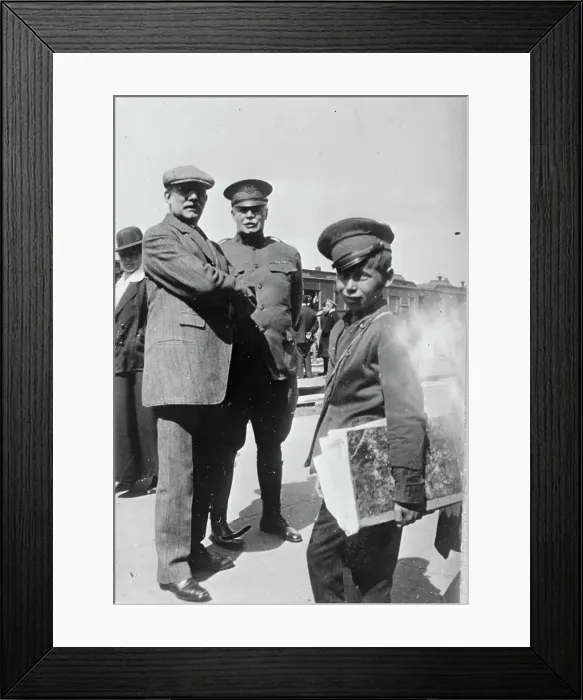 Framed Print : Russia War Pictures - General Scott On Eastern Front, 1917. Creator: Unknown Framed Print : Russia War Pictures - General Scott On Eastern Front, 1917. Creator: Unknown