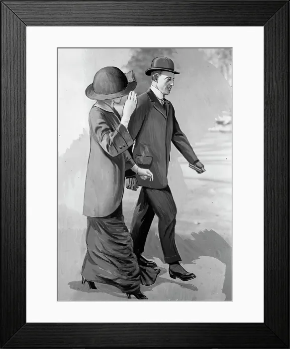 Framed Print : Francis B. Sayre with Jessie Wilson, 1914. Creator: Harris & Ewing. Francis B. Sayre with Jessie Wilson, 1914. Creator: Harris & Ewing Framed Print : Francis B. Sayre with Jessie Wilson, 1914. Creator: Harris & Ewing. Francis B. Sayre with Jessie Wilson, 1914. Creator: Harris & Ewing