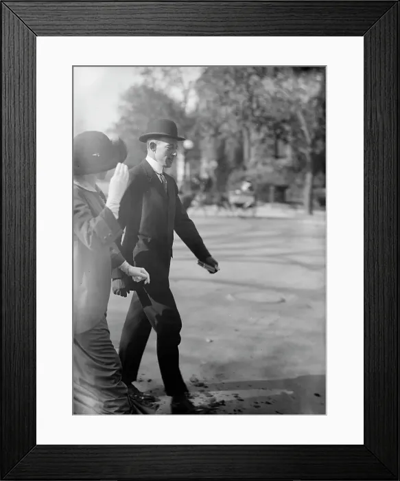 Framed Print : Francis B. Sayre with Jessie Wilson, 1914. Creator: Harris & Ewing. Francis B. Sayre with Jessie Wilson, 1914. Creator: Harris & Ewing Framed Print : Francis B. Sayre with Jessie Wilson, 1914. Creator: Harris & Ewing. Francis B. Sayre with Jessie Wilson, 1914. Creator: Harris & Ewing