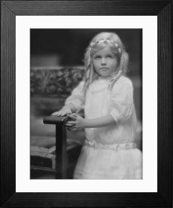 Framed Print : Slawson, L.H. Mrs. child of, portrait photograph, between 1911 and 1942. Creator: Arnold Genthe Framed Print : Slawson, L.H. Mrs. child of, portrait photograph, between 1911 and 1942. Creator: Arnold Genthe