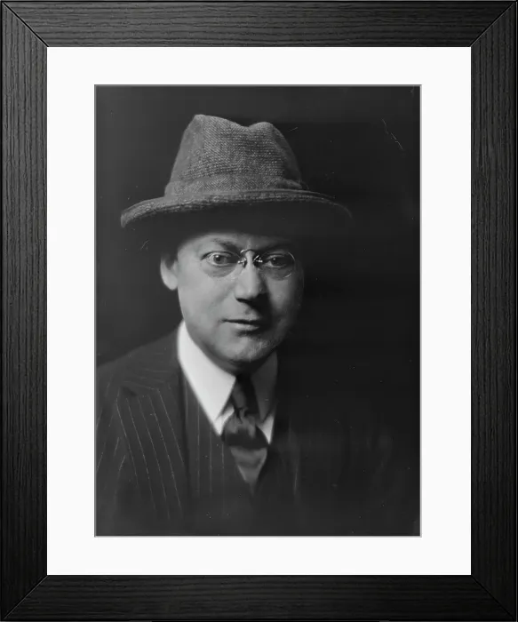 Framed Print : Towne, Charles Hanson, Mr. portrait photograph, not before 1916. Creator: Arnold Genthe Framed Print : Towne, Charles Hanson, Mr. portrait photograph, not before 1916. Creator: Arnold Genthe