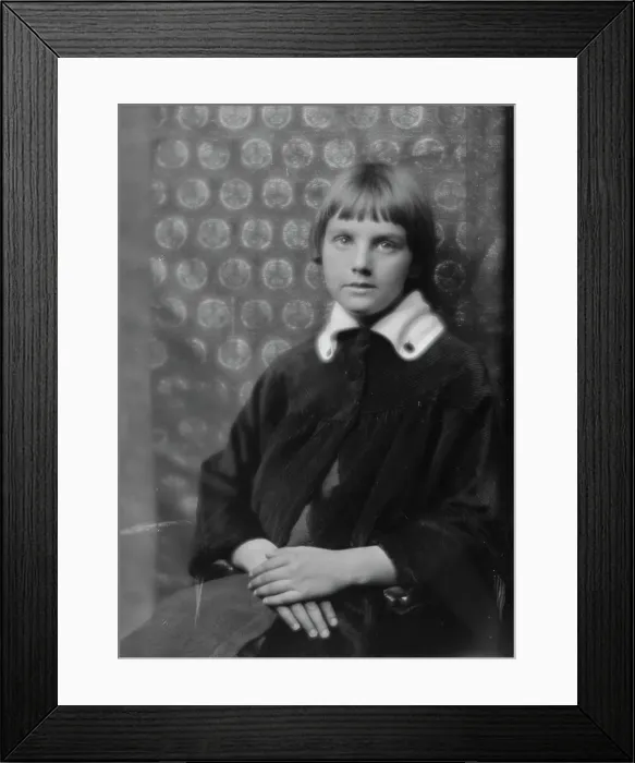Framed Print : Thacher, Mary D. portrait photograph, 1915 Nov. 6. Creator: Arnold Genthe Framed Print : Thacher, Mary D. portrait photograph, 1915 Nov. 6. Creator: Arnold Genthe