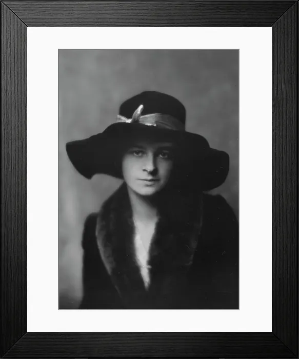 Framed Print : Townsend, Phyllis, Miss, portrait photograph, 1917 Dec. Creator: Arnold Genthe Framed Print : Townsend, Phyllis, Miss, portrait photograph, 1917 Dec. Creator: Arnold Genthe