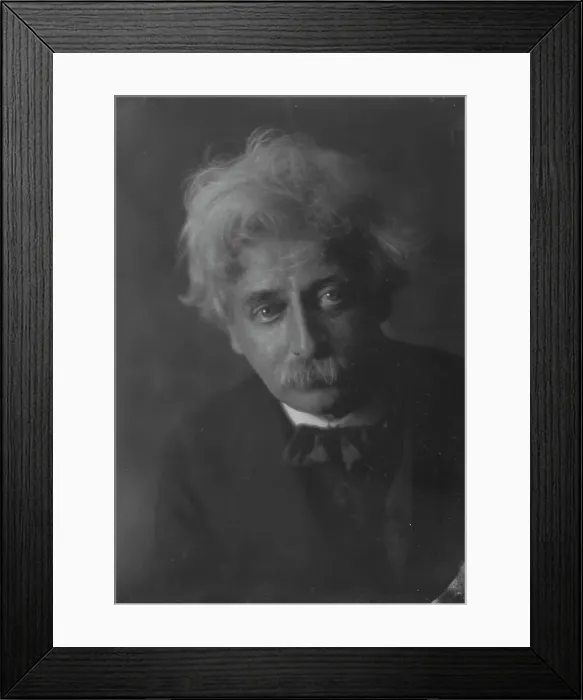 Framed Print : Traubel, Horace, Mr. portrait photograph, 1917 Apr. 28. Creator: Arnold Genthe Framed Print : Traubel, Horace, Mr. portrait photograph, 1917 Apr. 28. Creator: Arnold Genthe