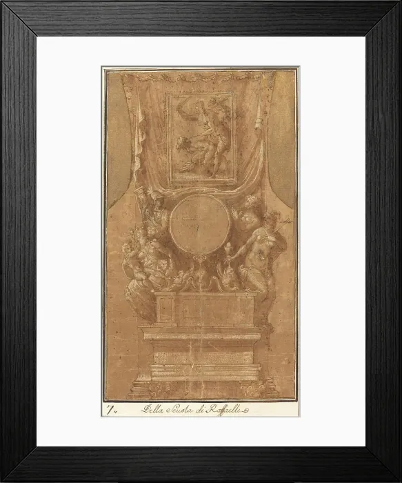 Framed Print : Design for an Altar. Creator: Francesco Salviati Framed Print : Design for an Altar. Creator: Francesco Salviati