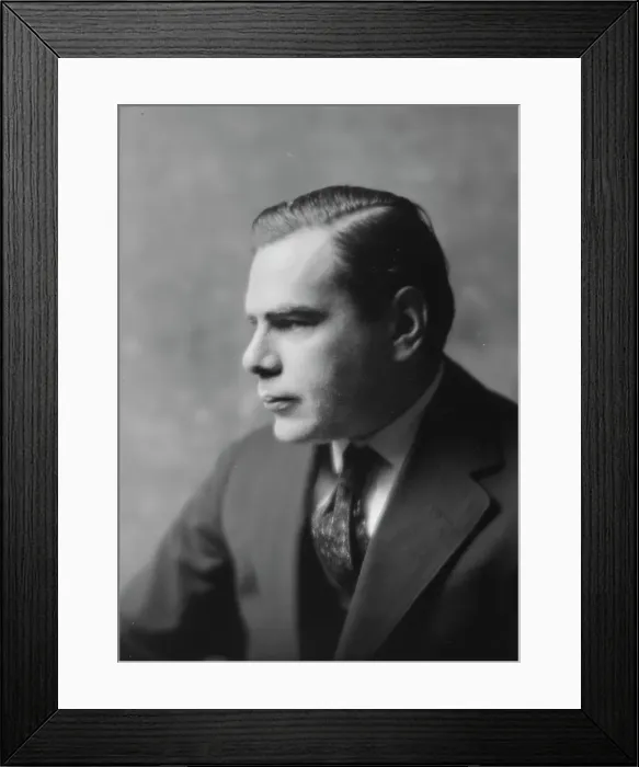 Framed Print : Trovitch, D. Mr. portrait photograph, 1917 May 21. Creator: Arnold Genthe Framed Print : Trovitch, D. Mr. portrait photograph, 1917 May 21. Creator: Arnold Genthe