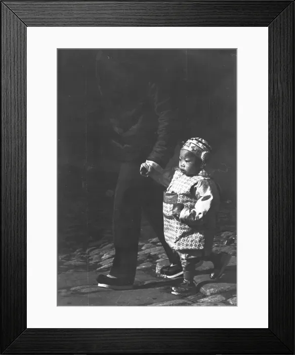 Framed Print : A Chinese boy, Chinatown, San Francisco, between 1896 and 1906. Creator: Arnold Genthe Framed Print : A Chinese boy, Chinatown, San Francisco, between 1896 and 1906. Creator: Arnold Genthe