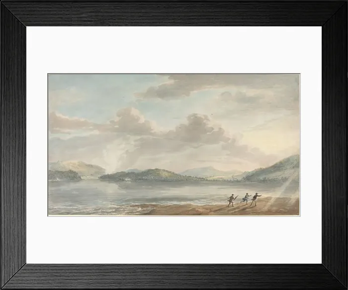 Framed Print : The Tide Rising at Briton Ferry, 1773. Creator: Paul Sandby Framed Print : The Tide Rising at Briton Ferry, 1773. Creator: Paul Sandby