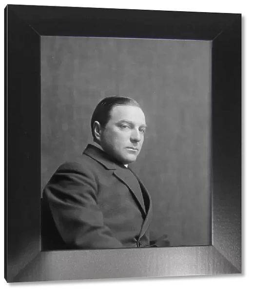 Unidentified man, possibly Mr. Jacques Greenberg, portrait photograph, (1917?). Creator: Arnold Genthe