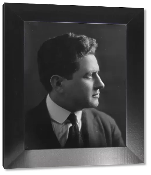 Unidentified man, possibly Mr. Jacques Greenberg, portrait photograph, (1917?). Creator: Arnold Genthe