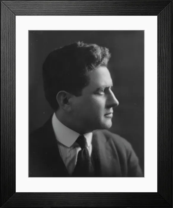 Framed Print : Unidentified man, possibly Mr. Jacques Greenberg, portrait photograph, (1917?). Creator: Arnold Genthe Framed Print : Unidentified man, possibly Mr. Jacques Greenberg, portrait photograph, (1917?). Creator: Arnold Genthe