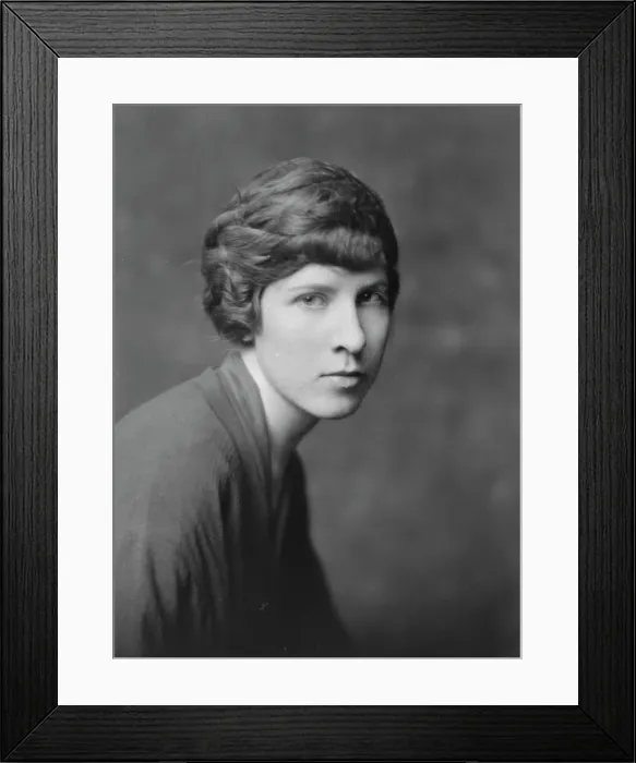 Framed Print : Unidentified woman, possibly Miss Dickey, portrait photograph, 1917 May 16. Creator: Arnold Genthe Framed Print : Unidentified woman, possibly Miss Dickey, portrait photograph, 1917 May 16. Creator: Arnold Genthe
