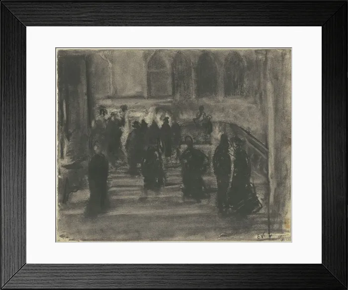 Framed Print : Bridge, Venice, c. 1900-1920. Creator: Eugene Laurent Vail Framed Print : Bridge, Venice, c. 1900-1920. Creator: Eugene Laurent Vail