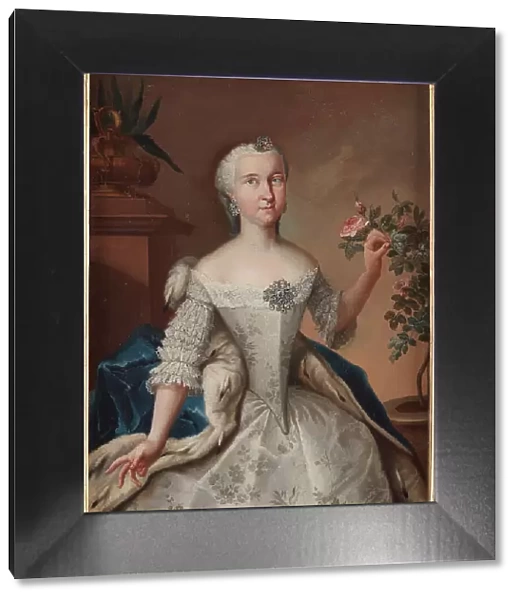 Portrait of Princess Sophia Dorothea of Prussia (1719-1765), Mid of the 18th cen.. Creator: Tischbein, Johann Heinrich, the Elder (1722-1789)
