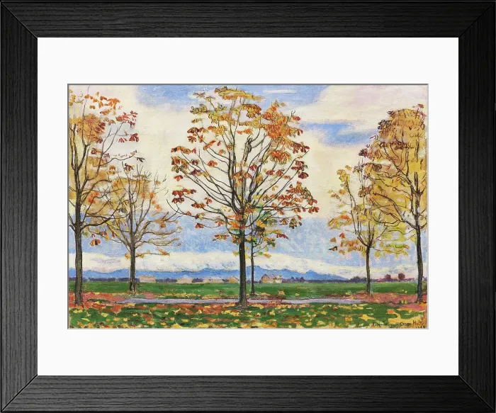Framed Print : Chestnut avenue near Biberist, 1898. Creator: Hodler, Ferdinand (1853-1918) Framed Print : Chestnut avenue near Biberist, 1898. Creator: Hodler, Ferdinand (1853-1918)