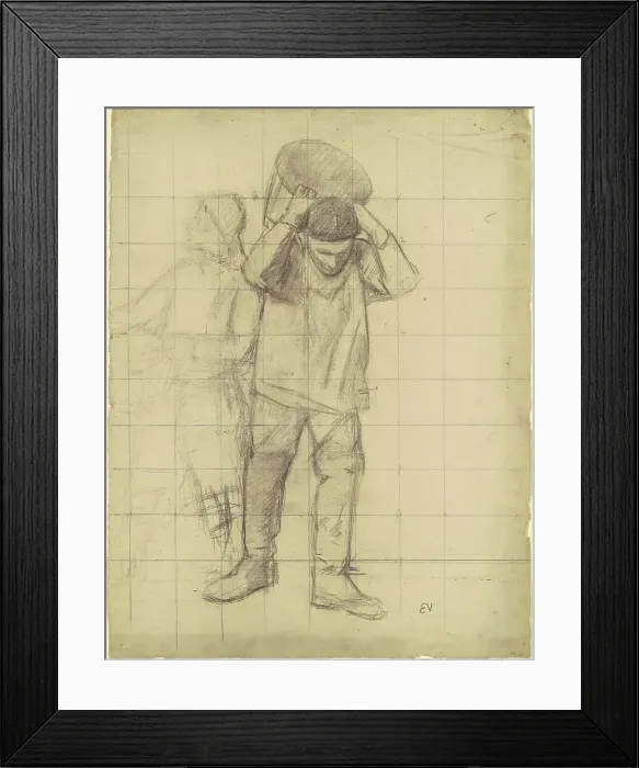 Framed Print : Study for Pêcheurs de la mer du Nord (Study for Fishermen of the North Sea'), c. 1893. Creator: Eugene Laurent Vail. Study for Pêcheurs de la mer du Nord (Study for Fishermen of the North Sea'), c. 1893 Framed Print : Study for Pêcheurs de la mer du Nord (Study for Fishermen of the North Sea'), c. 1893. Creator: Eugene Laurent Vail. Study for Pêcheurs de la mer du Nord (Study for Fishermen of the North Sea'), c. 1893