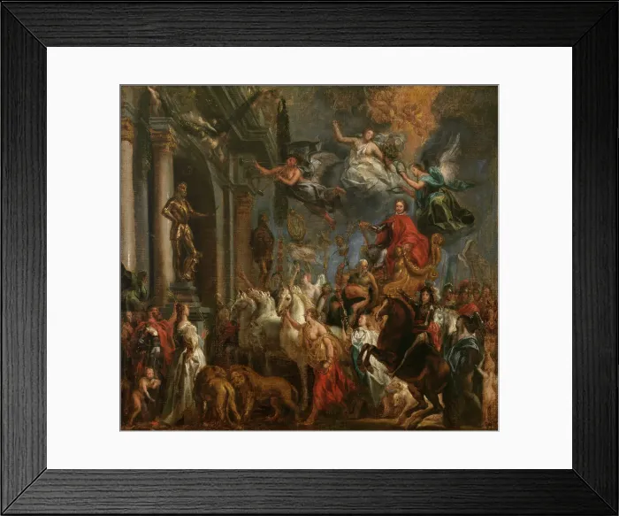 Framed Print : Triumph of Frederick Henry, Prince of Orange, 1651. Creator: Jordaens, Jacob (1593-1678) Framed Print : Triumph of Frederick Henry, Prince of Orange, 1651. Creator: Jordaens, Jacob (1593-1678)