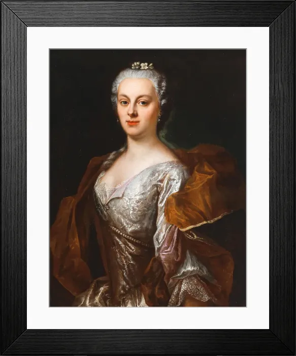 Framed Print : Portrait of Therese Emanuela of Bavaria (1723-1743), 18th century. Creator: Anonymous Framed Print : Portrait of Therese Emanuela of Bavaria (1723-1743), 18th century. Creator: Anonymous