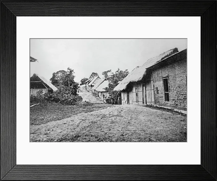 Framed Print : Scene in Iquitos, Peru, 1913. Creator: Unknown Framed Print : Scene in Iquitos, Peru, 1913. Creator: Unknown