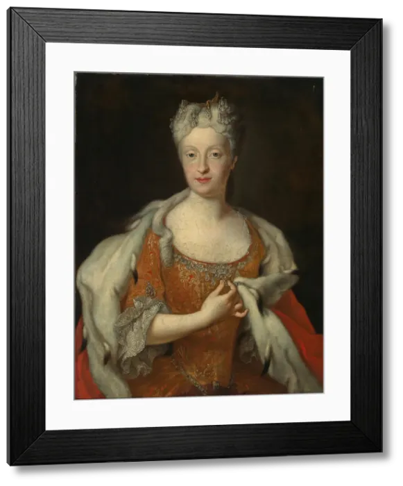Framed Print : Portrait of Maria Josepha of Austria (1699-1757), 18th century. Creator: Silvestre, Louis de (1675-1760) Framed Print : Portrait of Maria Josepha of Austria (1699-1757), 18th century. Creator: Silvestre, Louis de (1675-1760)