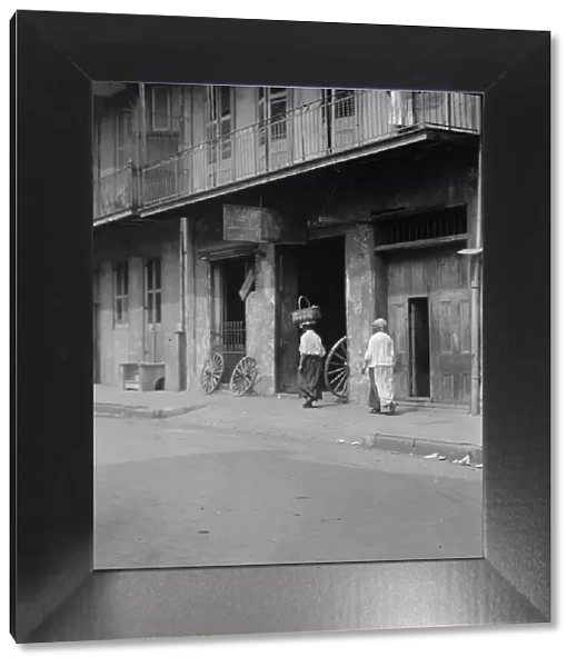 View down Chartres Street, New Orleans, between 1920 and 1926. Creator: Arnold Genthe