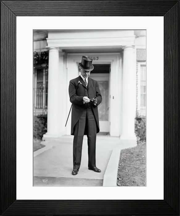 Framed Print : Mahlon H. [sic] Pitney, Associate Justice, U.S. Supreme Court, 1913. Creator: Harris & Ewing. Mahlon H. [sic] Pitney, Associate Justice, U.S. Supreme Court, 1913. Creator: Harris & Ewing
