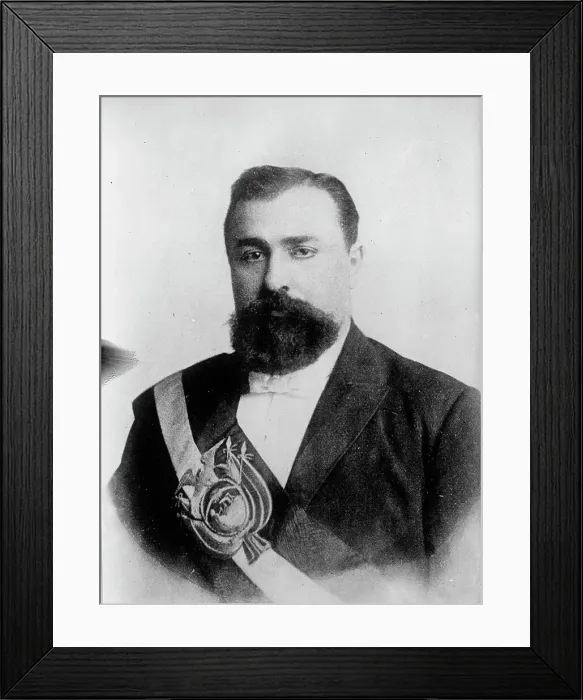Framed Print : General Leonidas Plaza of Ecuador, 1914. Creator: Unknown